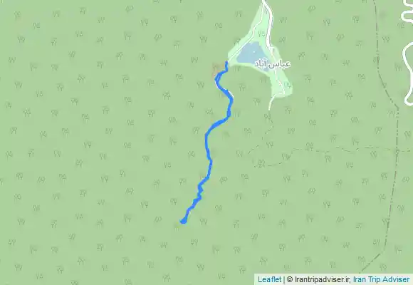 ترک جی پی اس ابشار صخره ای مسیر سرچشمه عباس اباد