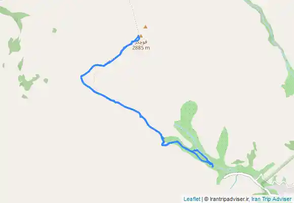 ترک جی پی اس قله قوچگر دیزباد بالا