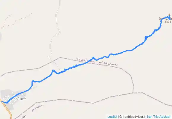 ترک جی پی اس Havi Khani Summit ( Shaho – Shahu Mount ) - قله حوی خانی ( حه وی خانی – حبیب خانی ) از کوهستان عظیم شاهو – 3390 متر