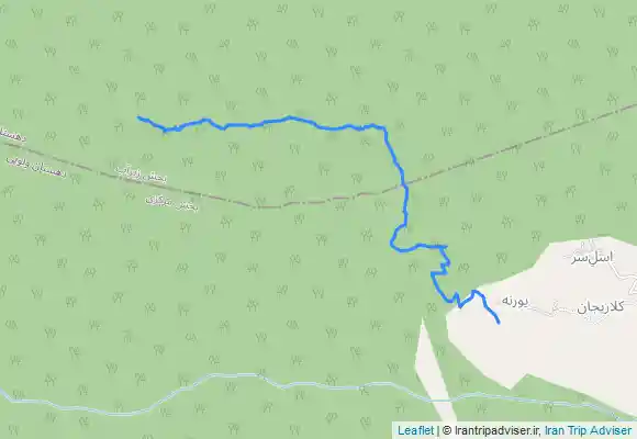 ترک جی پی اس قله زینگالو از روستای کلاریجون