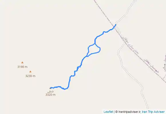 ترک جی پی اس قله شنلی دهاقان