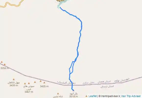 ترک جی پی اس مسیر زمستانه یال کبود