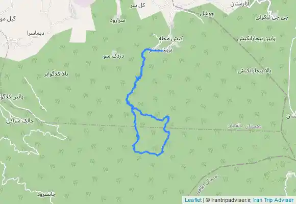 ترک جی پی اس کاکوه سل و قله کاکوه برفی