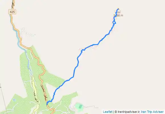 ترک جی پی اس قله آبک از میگون فشم