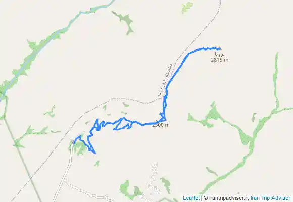 ترک جی پی اس قله داس و قله نرم پا