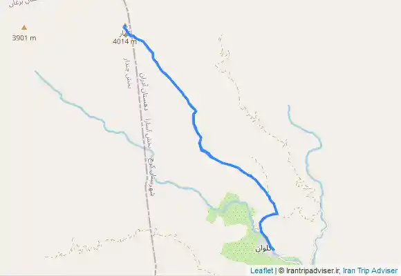 ترک جی پی اس قله کهار