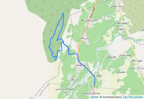 ترک جی پی اس آبشار غورغورو روستای تل کوشک کازرون
