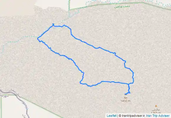 ترک جی پی اس قله طلا ورامین