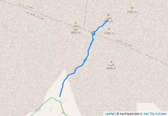 ترک جی پی اس قله ی کرکس