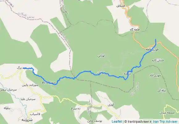 ترک جی پی اس پیمایش دره های قوری قلعه و نوئل