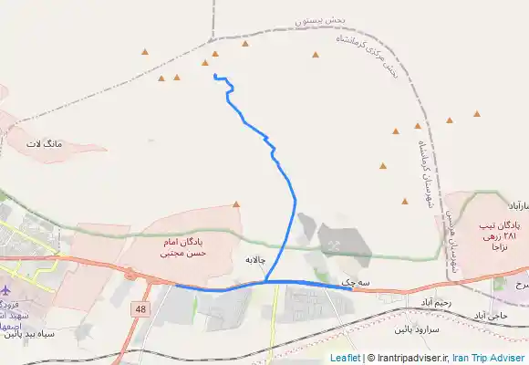 ترک جی پی اس مسیر زمستانه قله پراو تا پناهگاه