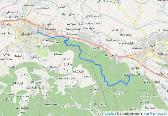 ترک جی پی اس لیلاکوه - اته کوه - جنگل تاریک- شیخ زاهد
