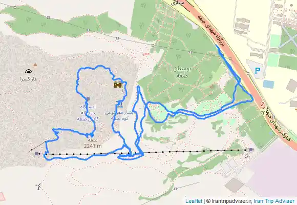 ترک جی پی اس 1400/11/29 - قله صفه
