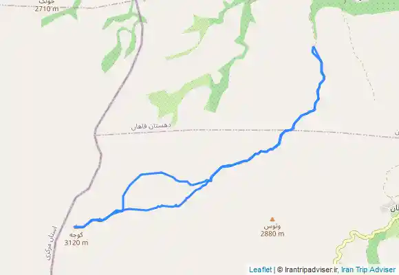 ترک جی پی اس خط الراس گندیل کوه به کوجه