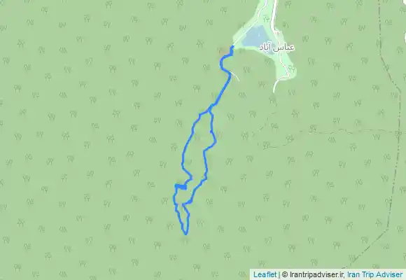 ترک جی پی اس از اردوگاه به ابشار سنگی و سرچشمه عباس اباد و کلبه فرهنگیان با دوستان