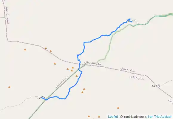 ترک جی پی اس مسیر جدید دگاه ولیدر طارم زنجان