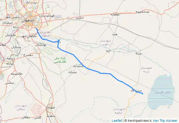 ترک جی پی اس کویر خارا