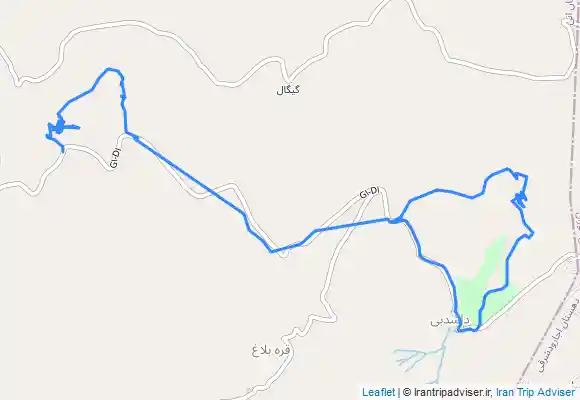 ترک جی پی اس آبشار رمضانلو وغار عالی له گرمی