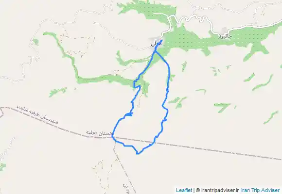 ترک جی پی اس صعود قله مغان و قله دوشاخ و غار مغان