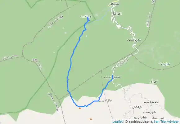 ترک جی پی اس لیارود - فیاب - قله ناتشکوه-خصیل دشت