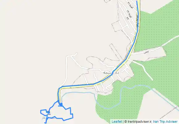 ترک جی پی اس کوهگشت روستای ده چشمه و آبشار پیر غار