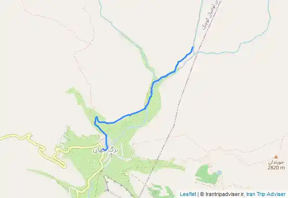 ترک جی پی اس آبشار برگ جهان