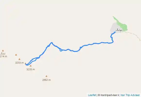 ترک جی پی اس ( هماگ ) قله تشگر از توتنگ مسیر کلات tashgar peak