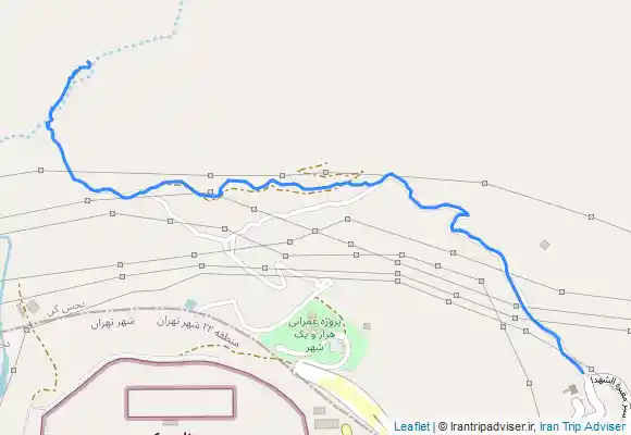 ترک جی پی اس Shahrak-e Shahīd Bāqerī - Shahrak-e Shahīd Ḩoseyn-e Kharrāzī