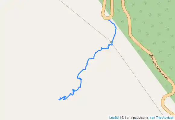 ترک جی پی اس رفت آبشار شیخ عالی از لب جاده