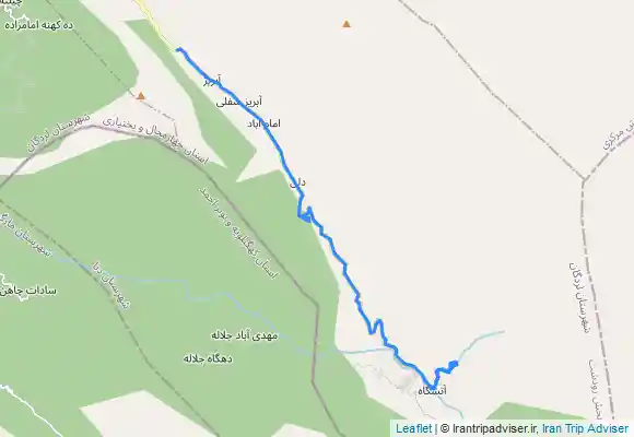 ترک جی پی اس آبشار آتشگاه