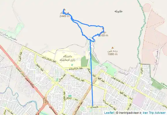 ترک جی پی اس قلل فرخشاد ،،، دوکل کرمانشاه