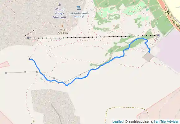 ترک جی پی اس مسیر دکل به گردنه باد
