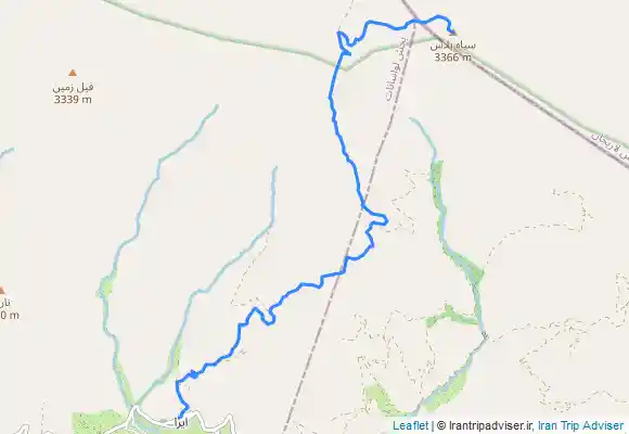 ترک جی پی اس سیاه پلاس از روستای ایرا