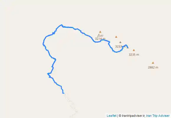 ترک جی پی اس قله تشگر هرمزگان