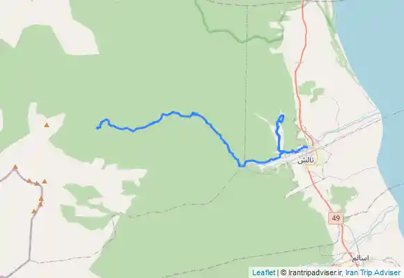 ترک جی پی اس تالش به آبشار وله وشت و دریاچه سر اگاه