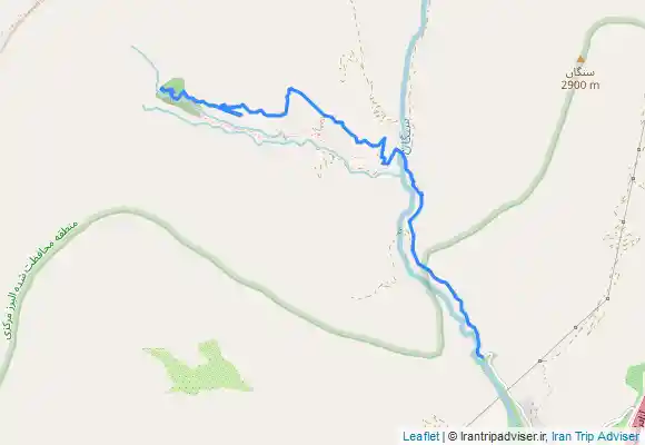 ترک جی پی اس برگشت از آبشار سنگان 1401/1/23