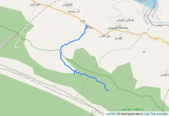 ترک جی پی اس مسیر چشمه کاکا و چشمه مورت از پشته گردکانه