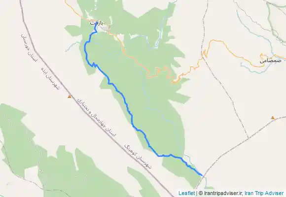 ترک جی پی اس ABSHAR E ZARDELIMH AZ SEJOO آبشار زردلیمه از سه جوی