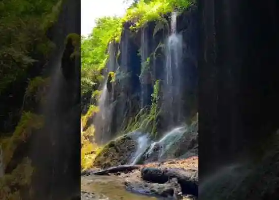 ویدیو کوتاه آبشار بهشت باران