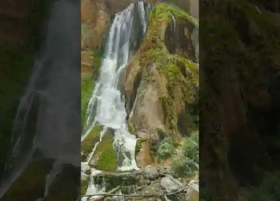 ویدیو کوتاه آبشار آب سفید