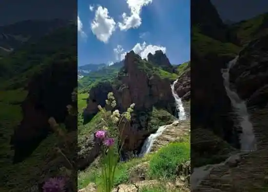 ویدیو کوتاه آبشار سیاه چشمان